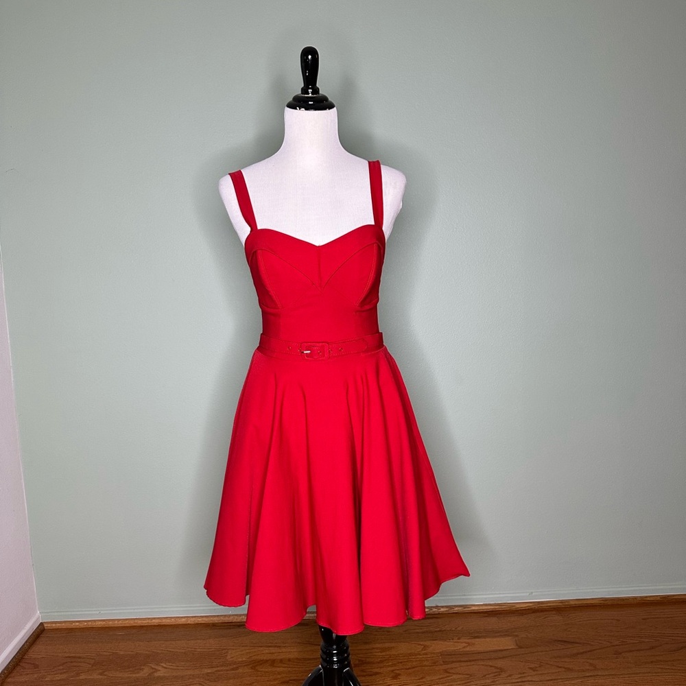 MANEATER SWING DRESS IN RED - VIXEN BY MICHELINE PITT Meduin